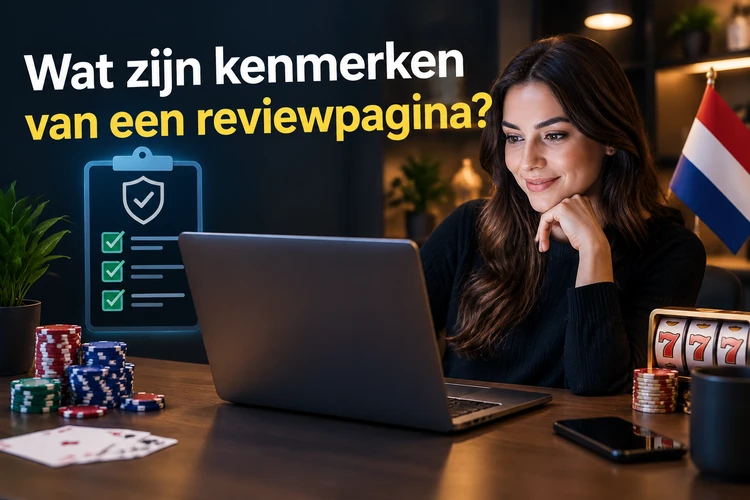 Wat zijn kenmerken van een reviewpagina?