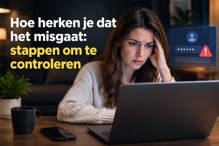 Hoe herken je dat het misgaat: stappen om te controleren