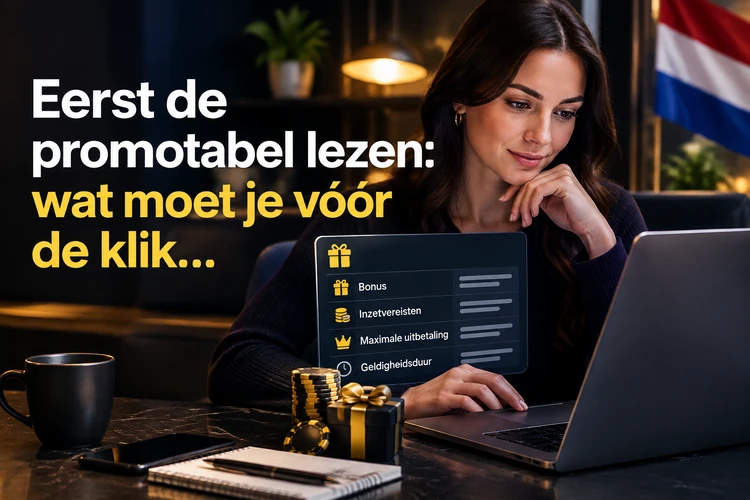 Eerst de promotabel lezen: wat moet je vóór de klik controleren