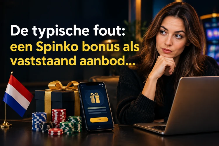 De typische fout: een Spinko bonus als vaststaand aanbod behandelen