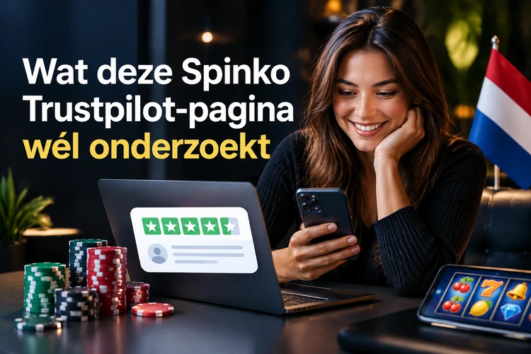 Wat deze Spinko Trustpilot-pagina wél onderzoekt
